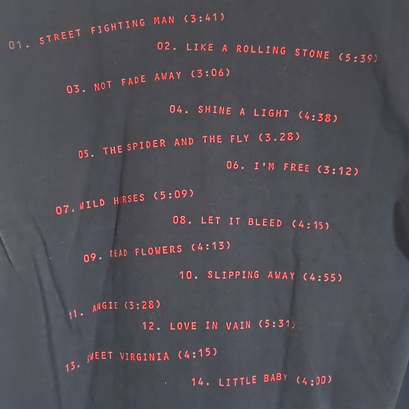 Vintage 1995 Rolling Stones Stripped Tour Tee XL Brockum Band Shirt - Picture 6 of 7